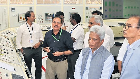 Ajit Kumar Mohanty, secretary of the Department of Atomic Energy, was among those who celebrated Monday’s feat.