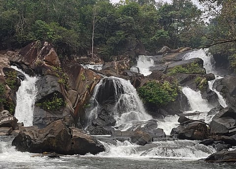 Polluru water falls near sileru river deadly water bodies in Polavaram district. 