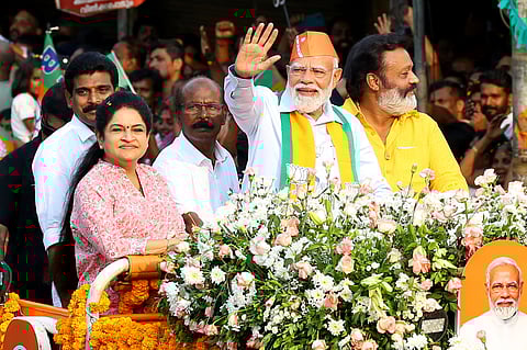Prime Minister Narendra Modi visited twice as part of the assembly election campaign