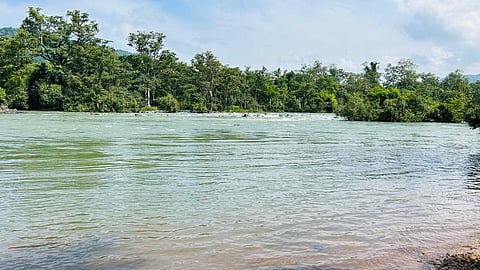 Dharalamma picnic spot at sileru river in Polavaram district..a deadly water falls and stream. 