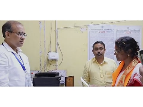 Ratna Debnath files her nomination from Panihati seat