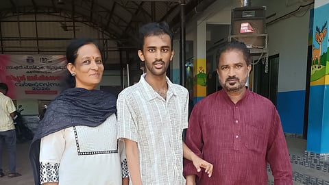 Abhay has been voting since he turned 18, earlier opting for home voting. Recently, Benny, an advocate for the rights of children with disabilities, decided to bring him to the booth.