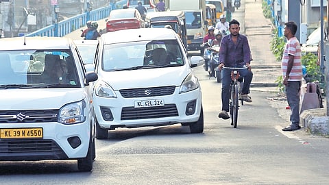 At Manorama Junction, these bumps rise several inches above the road surface.