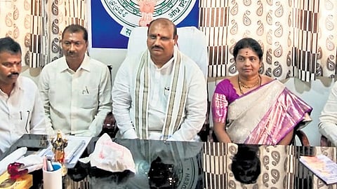 Andhra Pradesh State Commission for Protection of Child Rights Chairperson Vetukuri AVS Suryanarayana Raju.