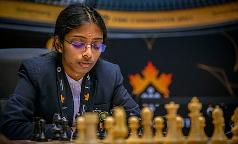 Setback for Vaishali in Round 12 of Candidates 