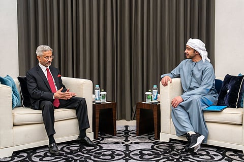 Jaishankar meets UAE Deputy Prime Minister and Foreign Minister Abdullah bin Zayed Al Nahyan