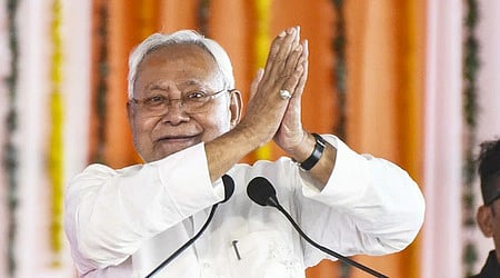 Bihar Chief Minister Nitish Kumar.