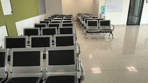 Furniture at the Noida International Airport.