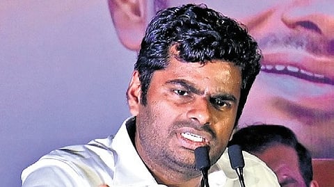 Former Tamil Nadu BJP president
K Annamalai.