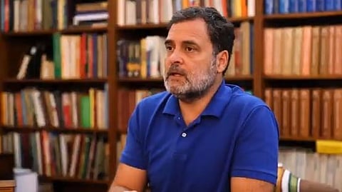 Congress leader Rahul Gandhi. 