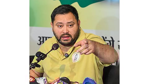 "Even after 21 years of NDA rule, Bihar lags far behind: Tejashwi Yadav as Samrat Choudhary becomes new CM