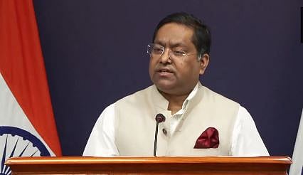 MEA spokesperson Randhir Jaiswal .