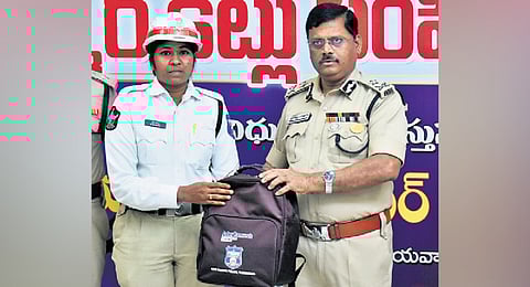 CP Rajasekhara Babu said several measures had been implemented to streamline traffic management in Vijayawada