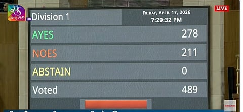 The Bill secured well short of the two-thirds majority required after a marathon debate