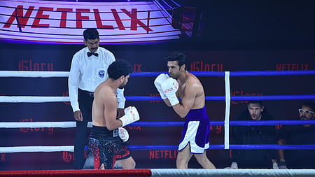 Pulkit Samrat becomes the first Indian actor to step into the ring with a professional boxer