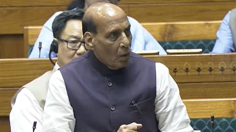 Union defence minister Rajnath Singh said that by voting against the Bill, the Opposition had sacrificed the cause of women’s empowerment and dignity.