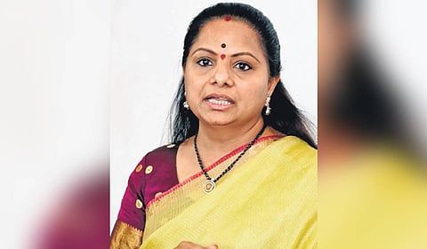 Telangana Jagruthi founder-president K Kavitha 
