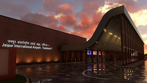 Jaipur international airport.