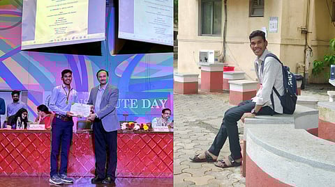 Kishor Bethekar gets appreciation award for his social work in field.