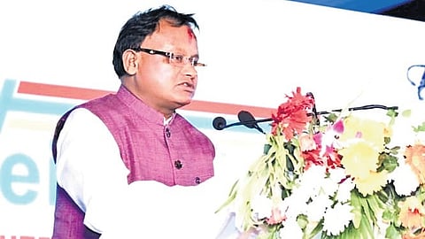 CM Mohan Charan Majhi addressing after inauguration of Waytrack India unit at Infovalley-II