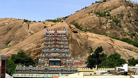 The Thiruparankundram Murugan temple in Madurai