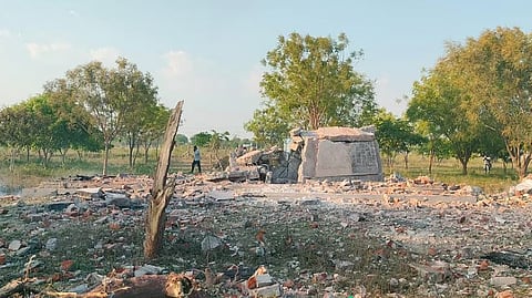 TN firecracker factory explosion site.