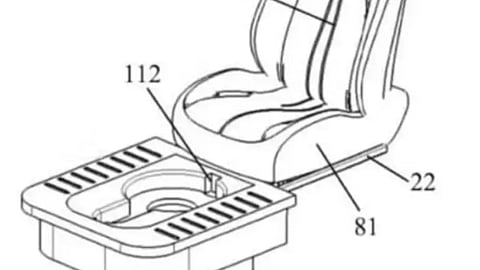 A sample sketch of the patented design