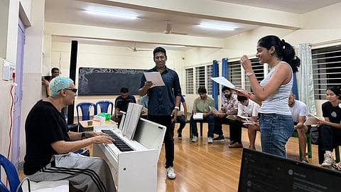 Rehearsals in progress