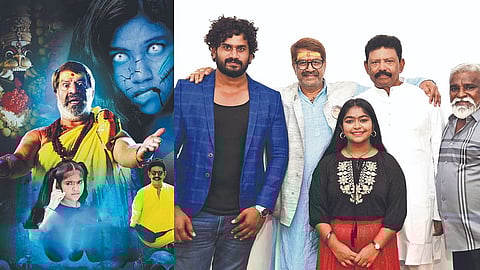 Khiladi Megha poster; Khiladi Megha team