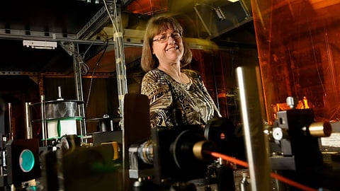 Nobel Laureate Donna Strickland (Credits: University of Waterloo/X) 