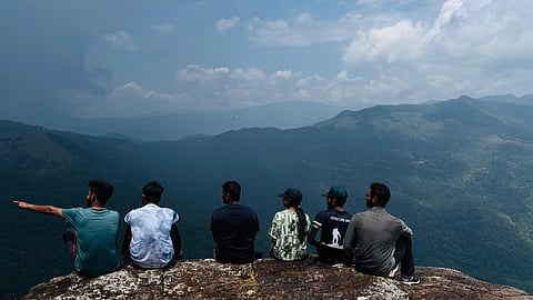A snap from  Kondaketti hill of the Western Ghats (Courtesy: AMAS)  