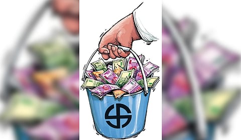 The flying squad seized the cash and lodged a complaint with the Washermanpet police.