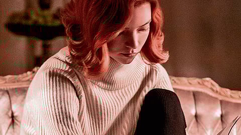 A still from the OTT series The Queen’s Gambit