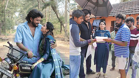 A still from Kadal Kote (L) and Sonal Monteiro on the sets of the film (R)