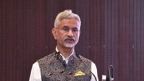 External Affairs Minister S Jaishankar speaking at the launch of Logo, Theme and Website of India Africa Forum Summit-IV.