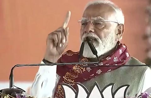"Every single person wants to end reign of jungle raj": PM Modi targets TMC, urges Bengal voters to back BJP for 'good governance'