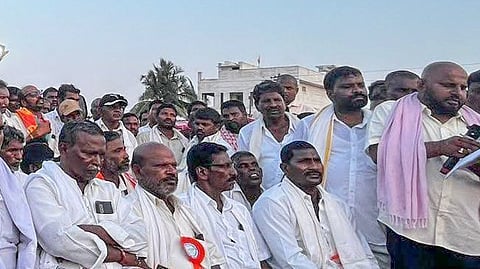 Fishermen community leaders from four coastal districts attended a key meeting held at Pedda Pattapupalem in Singarayakonda mandal.