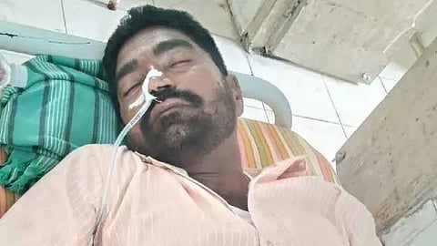 Varikolu Ravindar, admitted at MGM Hospital.