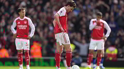 The Gunners, who lost 2-1 at the Etihad last weekend, can return to the top with a win or a draw at home to Newcastle, with City taking on Southampton in the FA Cup semi-finals.