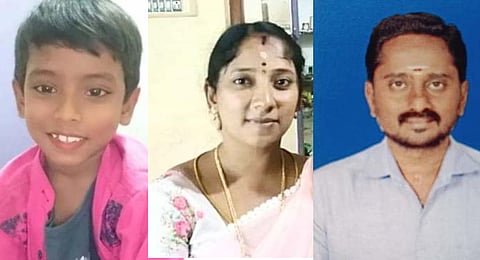 Left to right:  Kishanth, R Sathya, P Sakthivel