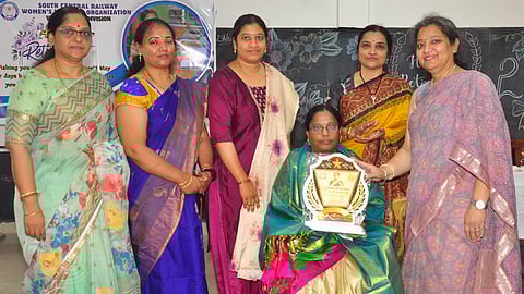 Farewell Function Held in Honour of Headmistress Smt. V. Swaroopa Rani at Jack & Jill E M School.