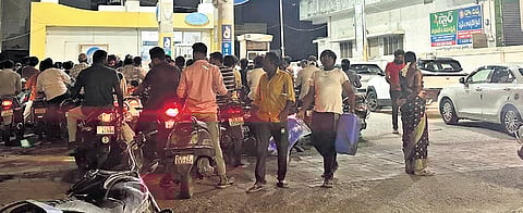 Operators said nearly 50 petrol bunks in the two districts have shut due to supply disruptions from oil marketing companies.