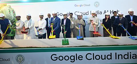 In his address, Chief Minister N. Chandrababu Naidu described the occasion as the beginning of a new technological chapter for Andhra Pradesh, stating that the entry of Google marks a major shift for Visakhapatnam and the State.