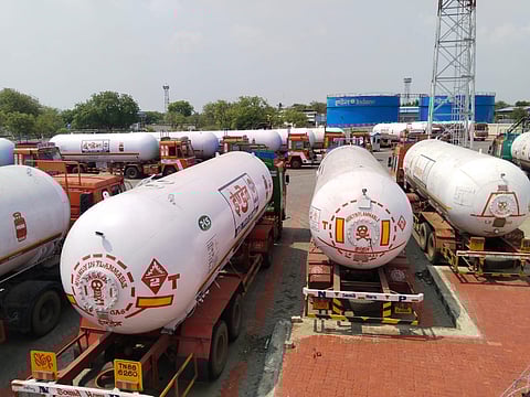 The indefinite strike by the Southern Region Bulk LPG Tanker Owners Association in Tiruchy.