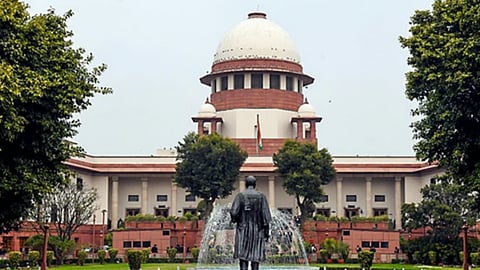 A view of the Supreme Court of India in New Delhi.
