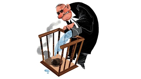 The court found this version “exaggerated and medically improbable”, noting that medical records showed only swelling.