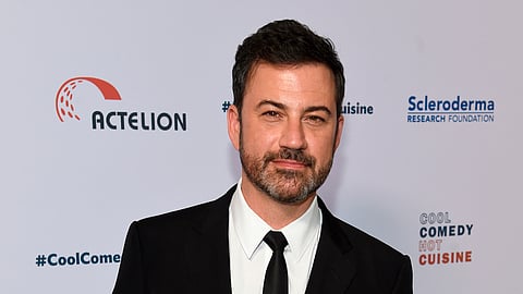 In this June 16, 2017, file photo, Jimmy Kimmel attends the 30th annual Scleroderma Foundation benefit at the Beverly Wilshire Hotel in Beverly Hills, Calif. 