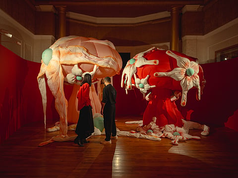 At the exhibition