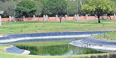 The golf course in Dwarka’s Sector 24 where three children drowned 
