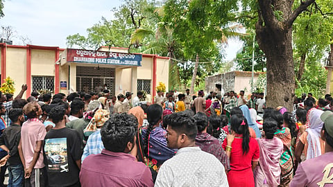 People protest following death of toddler